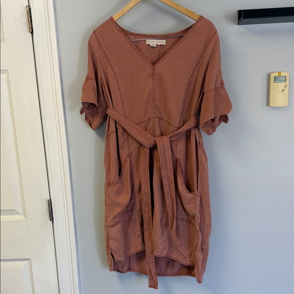 Pilcro Oversized Utility Dress with Belt